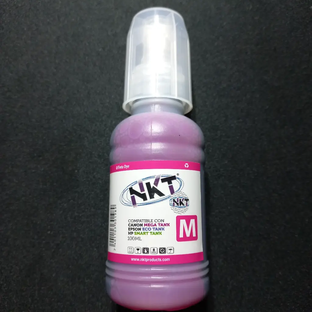 Botella 100ml Tinta Genérica Universal Canon | Epson | HP Rojo NKT