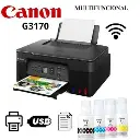 Impresora Canon G3170 Inalámbrica y Multifuncional