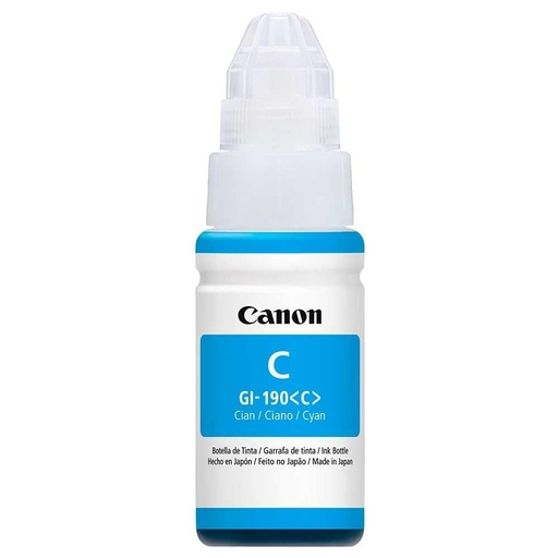BOTELLA TINTA ORIGINAL CANON AZUL 190