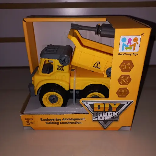 Tractor Desarmable Toy Car Amarillo 