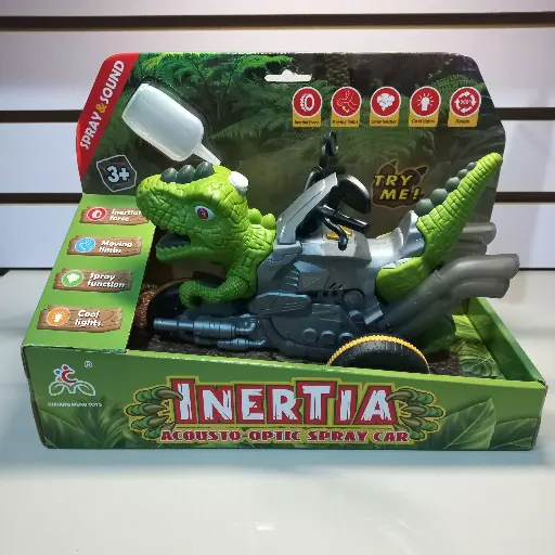 Moto Dinosaurio | Movimiento | Luces | Spray |