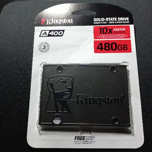 Disco Kingston de estado solido 2.5" capacidad 480Gb
