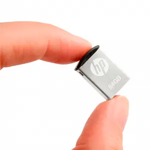 MEMORIA USB HP MINI V222W, 64GB, 2.0, Metal
