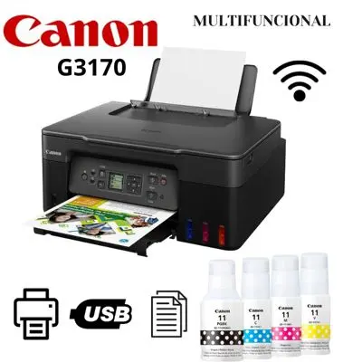 Impresora Canon G3170 Inalámbrica y Multifuncional
