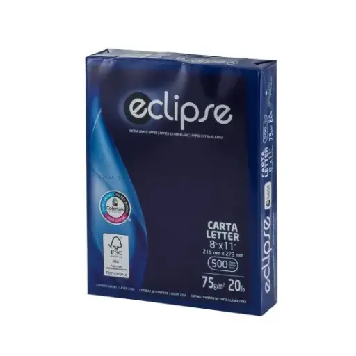 PAPEL BOND 75G ECLIPSE RESMA 500 HOJAS CARTA