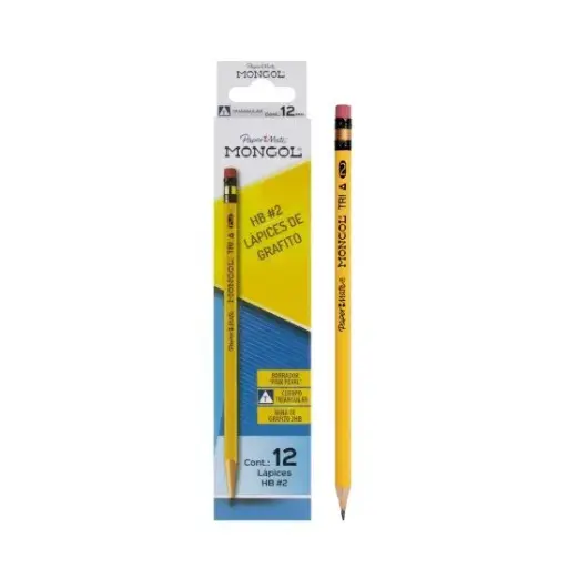 LAPIZ MONGOL TRIANGULAR AMARILLO